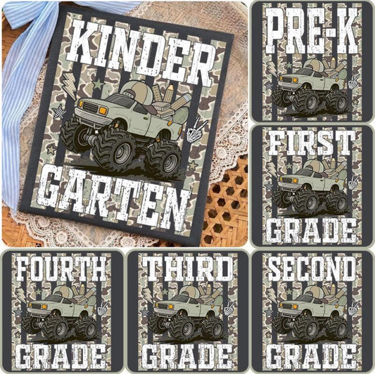 Camo Truck Grade Shirt/Long Sleeve/Crewneck