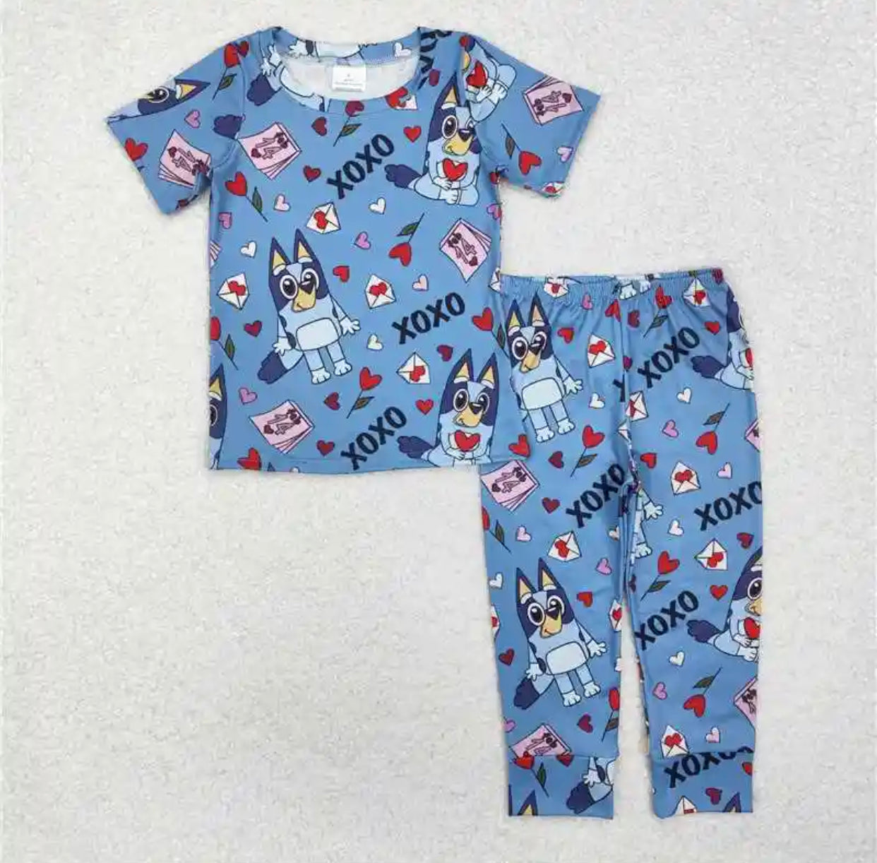 Blue Dog Blue XOXO Set