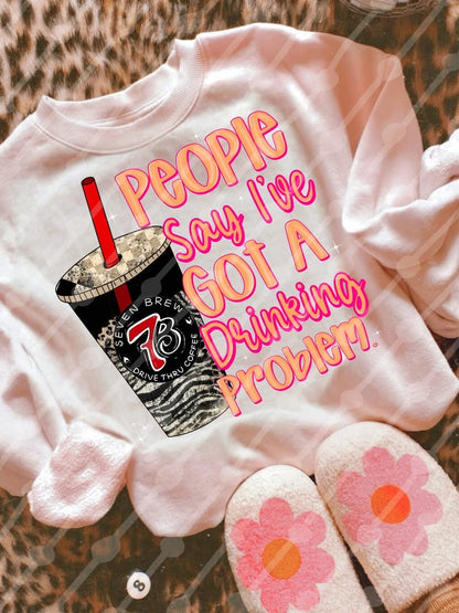 7 Brew Zebra Problem Tee/Sweatshirt