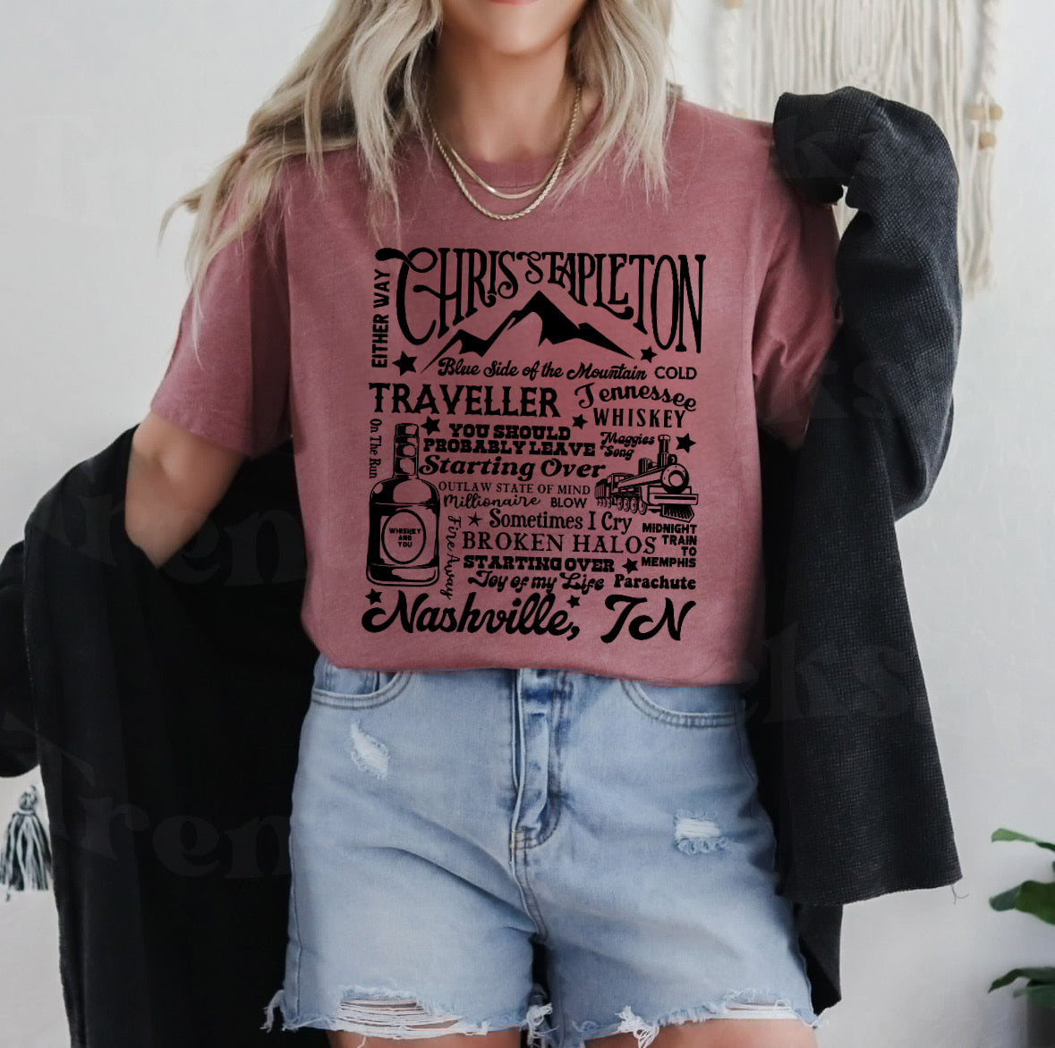 Chris Stapleton Song Collage Shirt/Sweatshirt