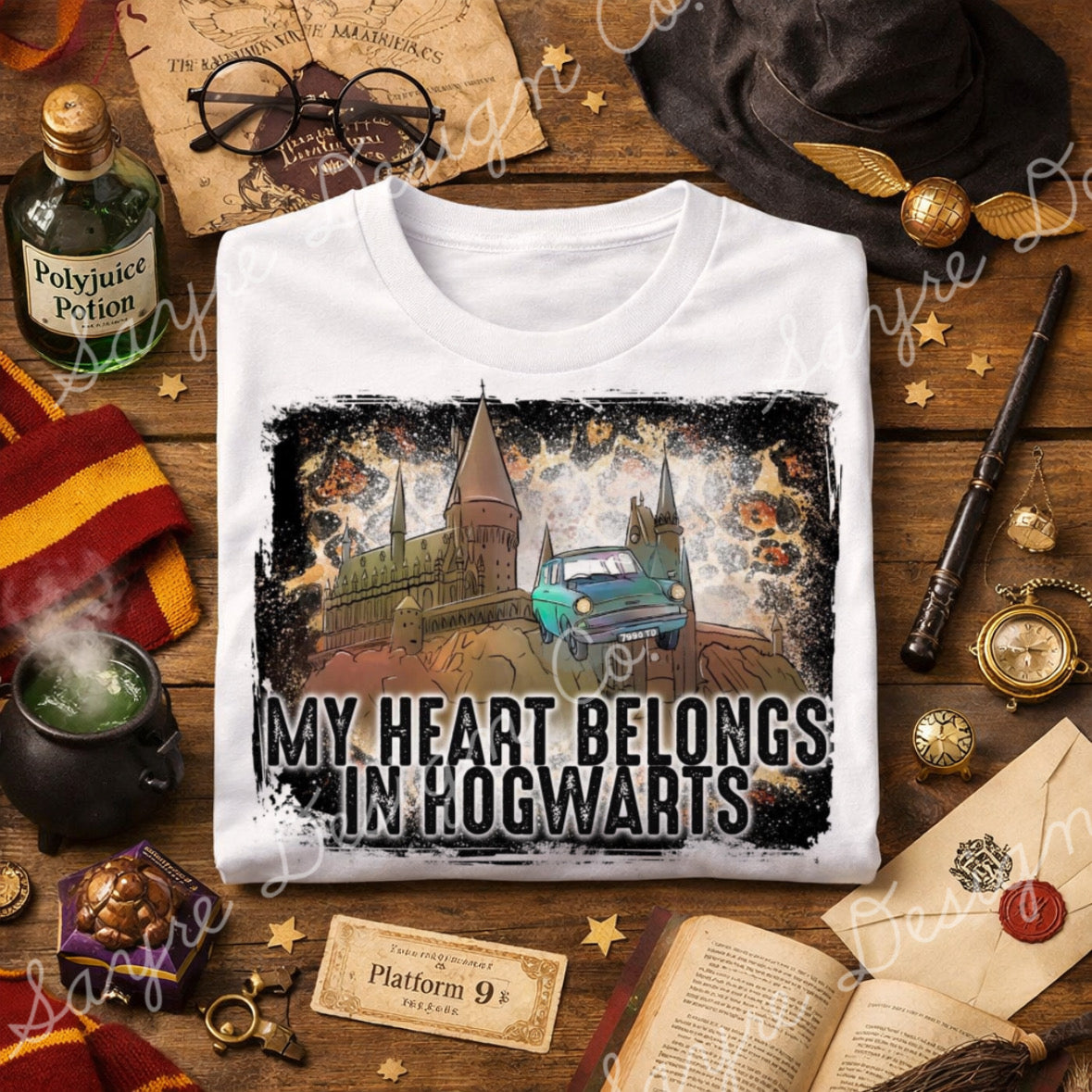 Heart Belongs in Hogwarts Shirt/Sweatshirt