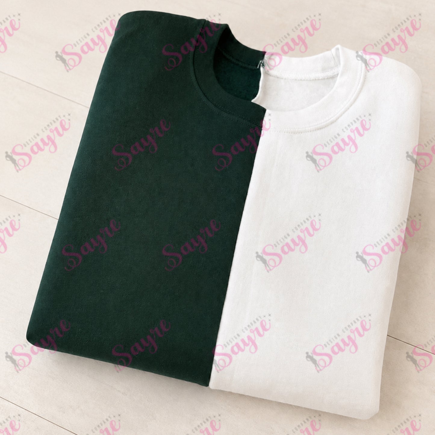BLANK Split Color Crewnecks- YOUTH