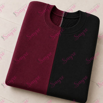 BLANK Split Color Crewnecks- YOUTH