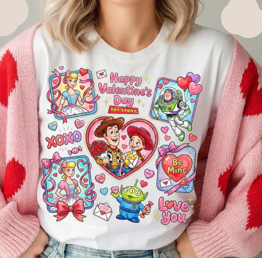 Toys Valentine Shirt/Long Sleeve/Crewneck/Hoodie