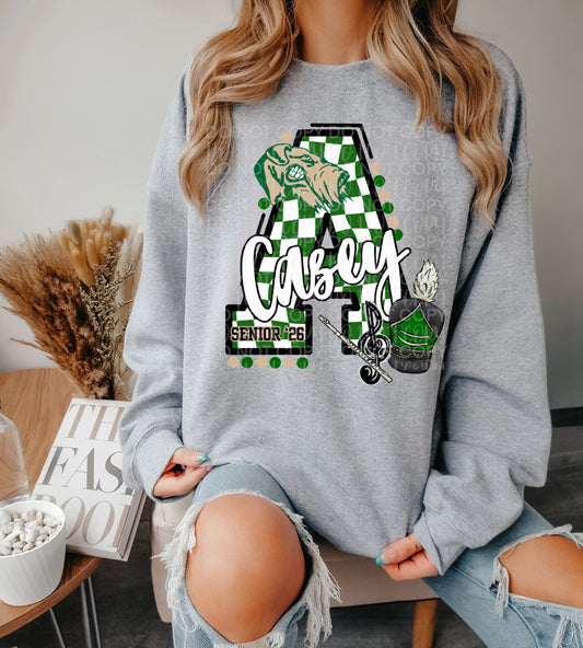 Customizable Senior Marching Band Shirt/Long Sleeve/Crewneck/Hoodie