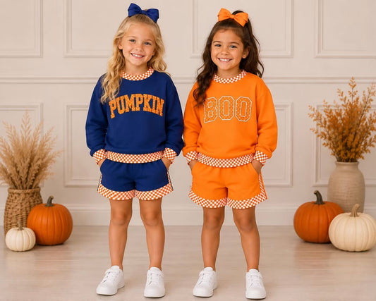 Gingham Halloween Sets- Closes 8/16