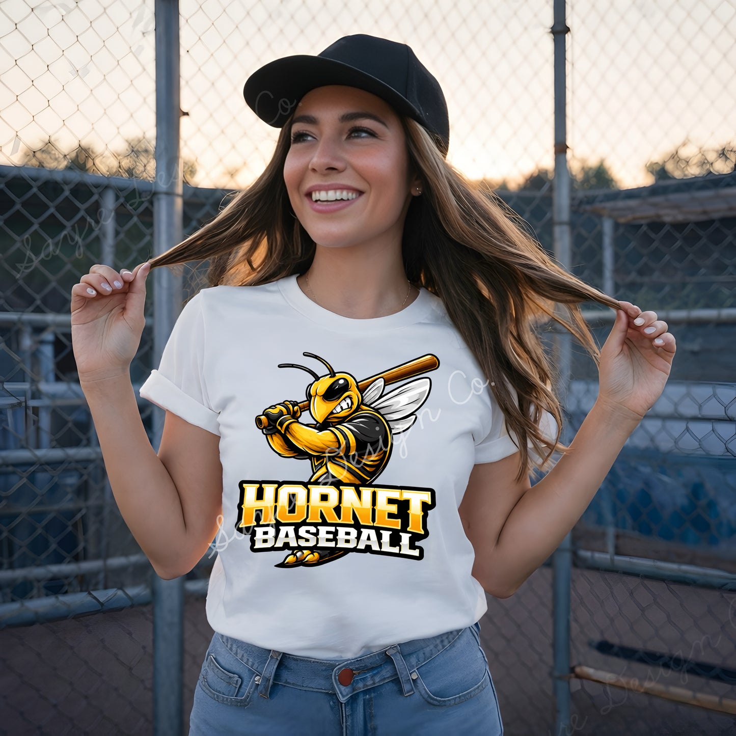 Hornet Baseball Batter Shirt/Long Sleeve/Crewneck/Hoodie