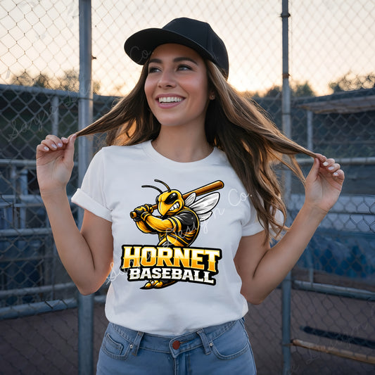 Hornet Baseball Batter Shirt/Long Sleeve/Crewneck/Hoodie
