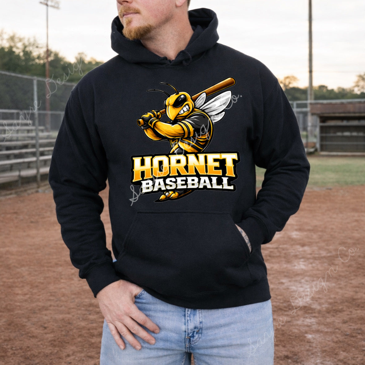 Hornet Baseball Batter Shirt/Long Sleeve/Crewneck/Hoodie