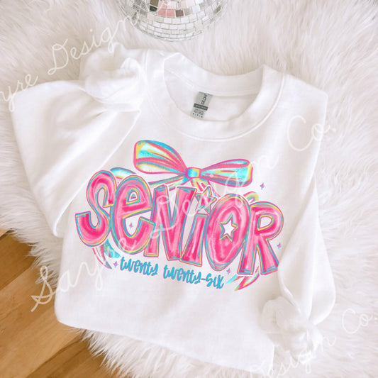 Senior Bow Tee/Sweatshirt/Hoodie