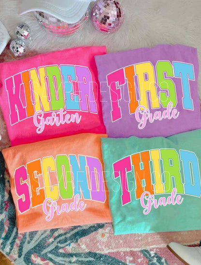 Varsity Neon Grade Tee Toddler/Youth