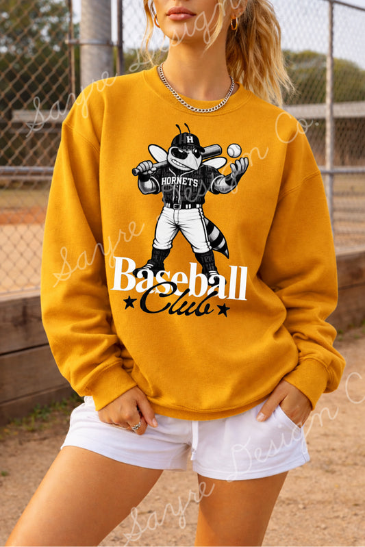 Hornets Baseball Club Shirt/Long Sleeve/Crewneck/Hoodie