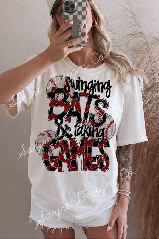 Color Customizable Swinging Bats Shirt/Sweatshirt