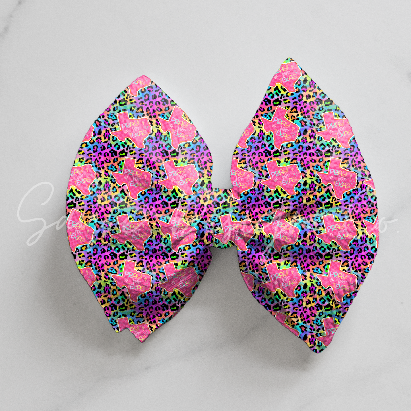Leopard Pray for Texas Fundraiser Bows Pre-order! Closes 7/20!