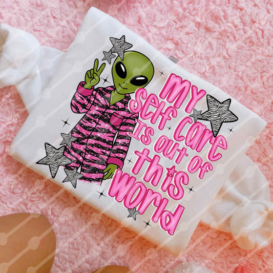 Self Care Alien Tee