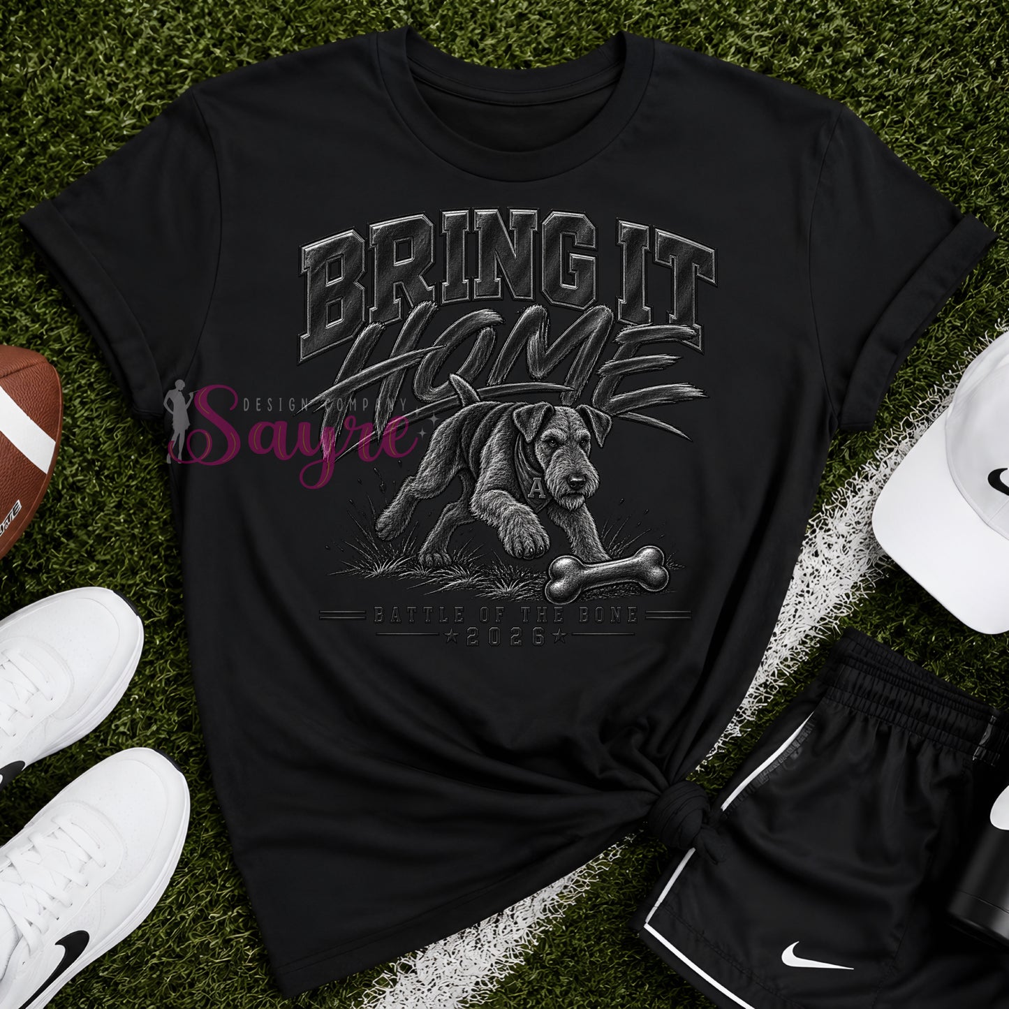 Alma Black Out Bring It Home Battle of the Bone Tee