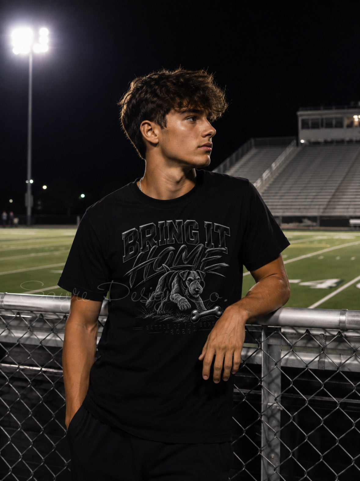 Alma Black Out Bring It Home Battle of the Bone Tee