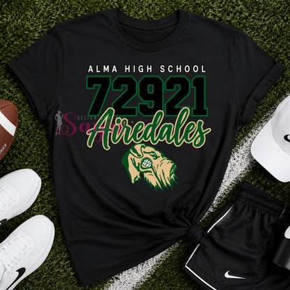 Customizable Zip Code Team Shirt/Long Sleeve/Crewneck/Hoodie