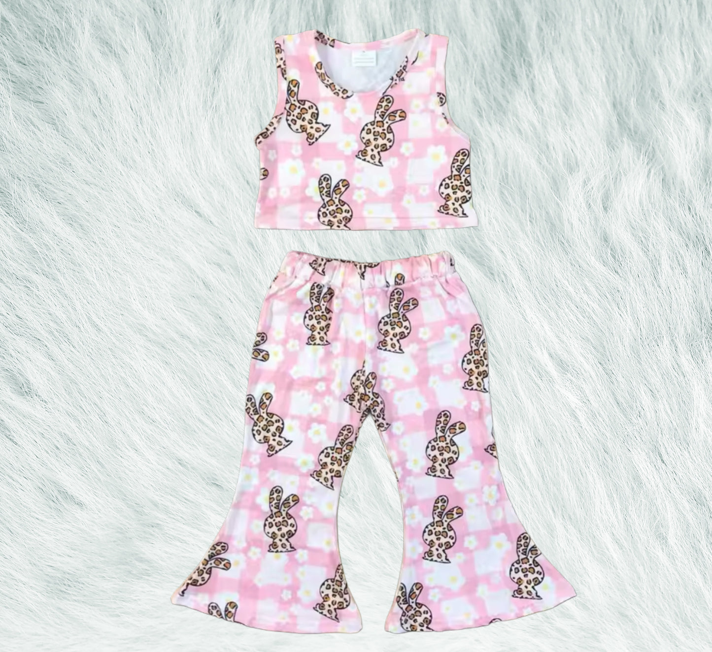 Pink & Leopard Bunnies Set