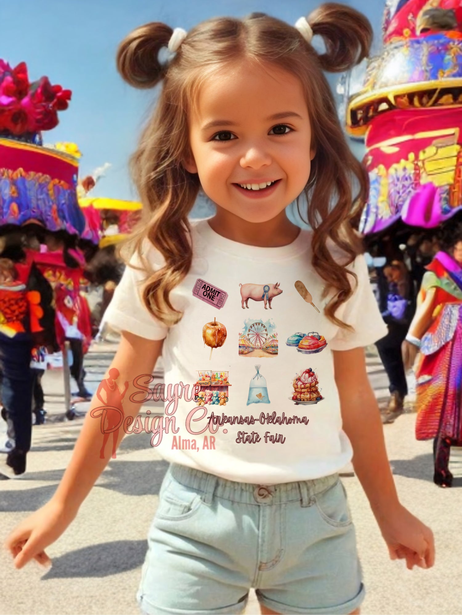 Fair Coquette Shirt- Toddler/Youth *Customizable* Sayre Design Co.
