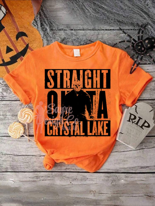 Straight Outta Crystal Lake-Adult Sayre Design Co.