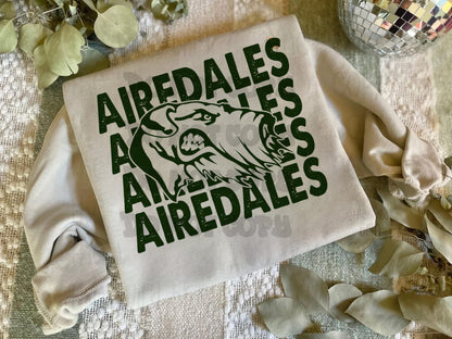 Alma Airedales Distressed Shirt/Long Sleeve/Crewneck/Hoodie