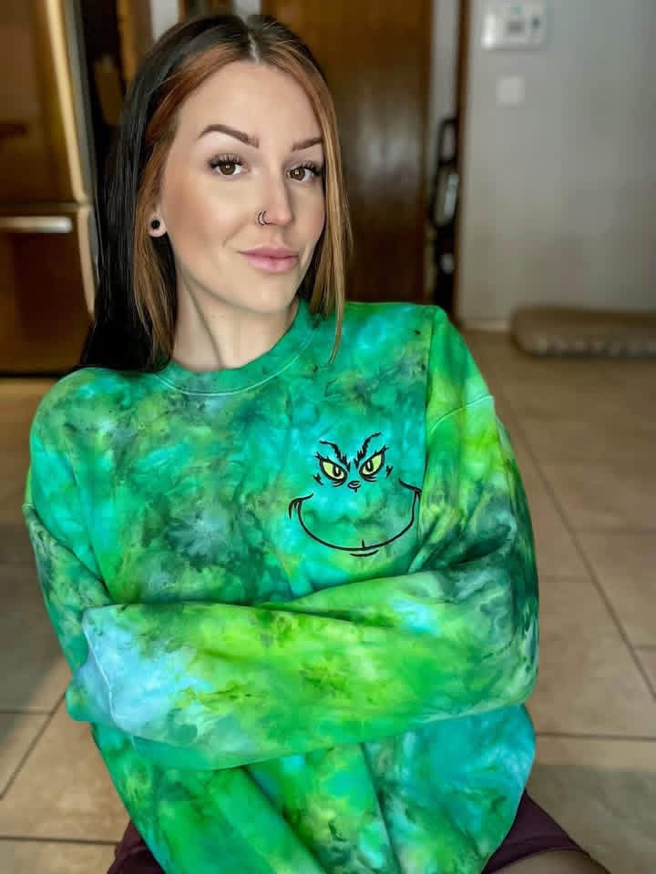 Tie-Dye Whoville Crewneck Sweatshirt