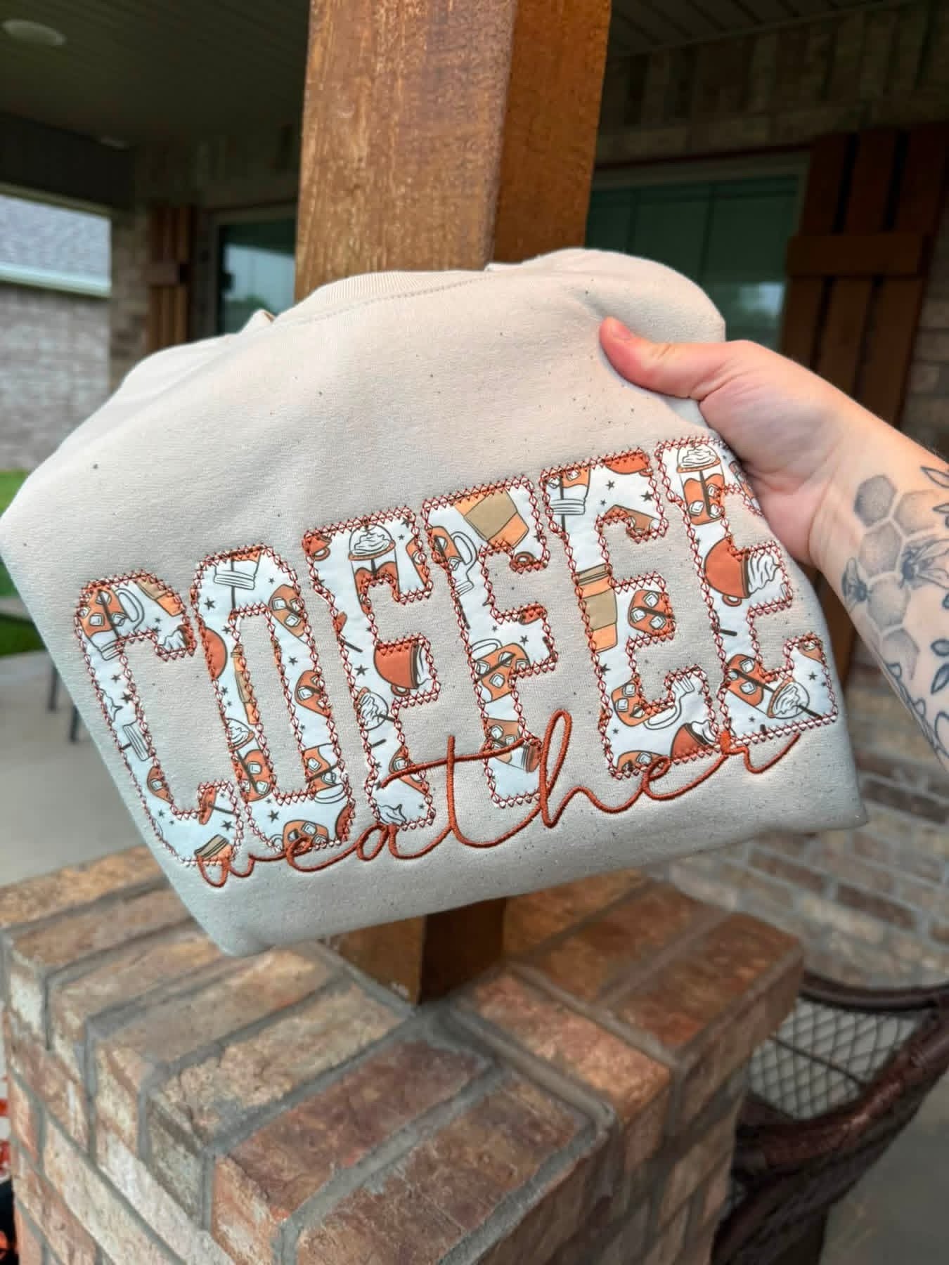 Pumpkin Coffee Weather Crewneck/T-Shirt- Closes 8/30!