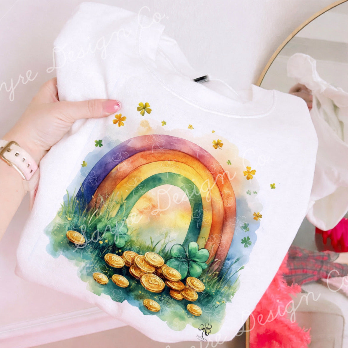 St. Patrick’s Day Pot of Gold Rainbow Shirt/Sweatshirt