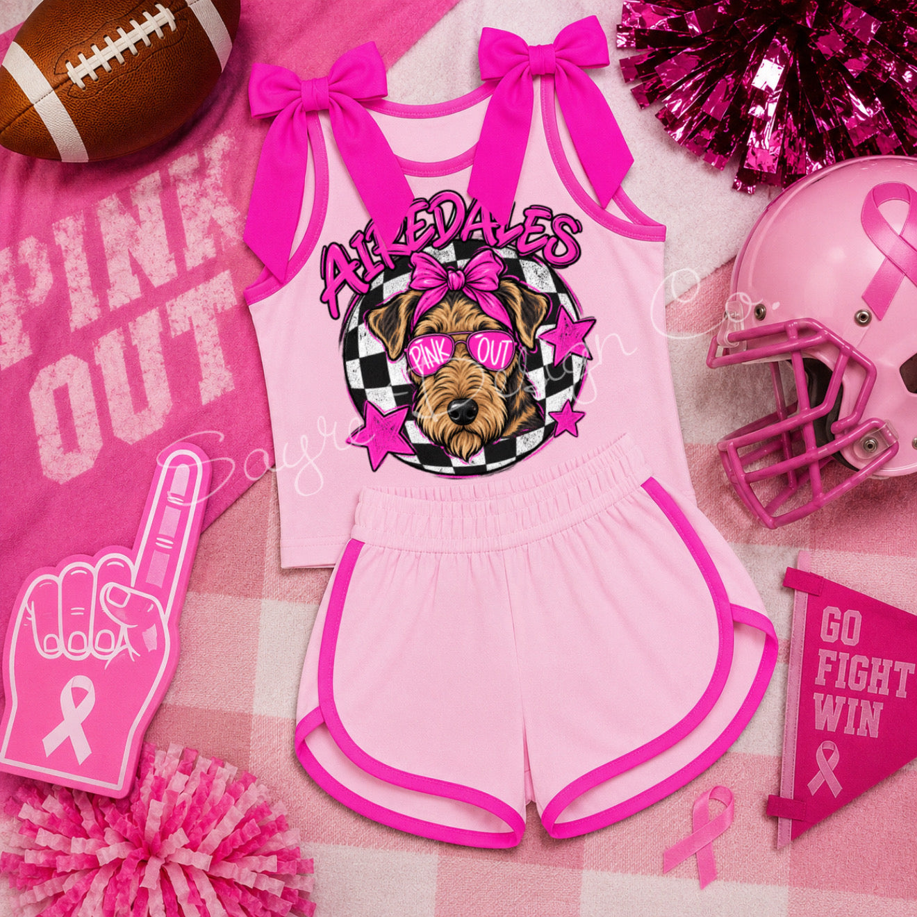 Customizable Mascot Pink Out Pre-Order- Closes 9/9!