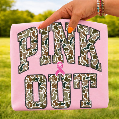 Duck Camo Pink Out Tee/Crewneck Sweatshirt