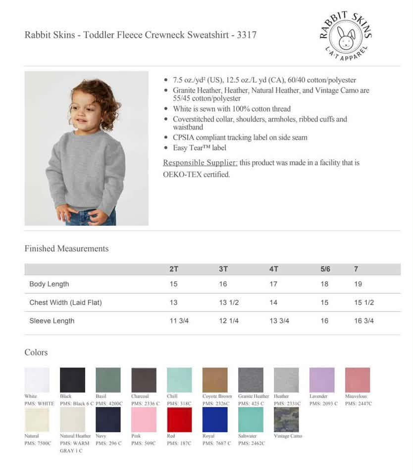 Custom Embroidered Name Sweatshirts/Body Suits