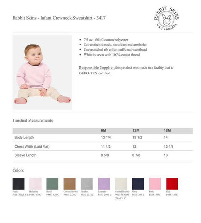 Custom Embroidered Name Sweatshirts/Body Suits