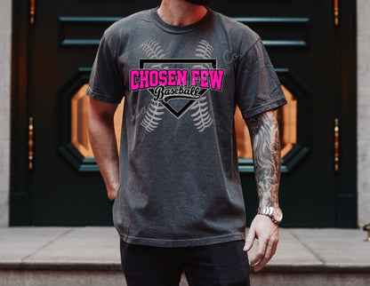 Pink CF Baseball Plate & Stitch Shirt/Long Sleeve/Crewneck/Hoodie