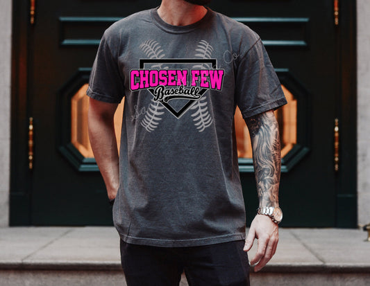 Pink CF Baseball Plate & Stitch Shirt/Long Sleeve/Crewneck/Hoodie