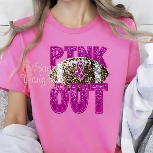 Pink Out Faux Sequin- Youth Sayre Design Co.