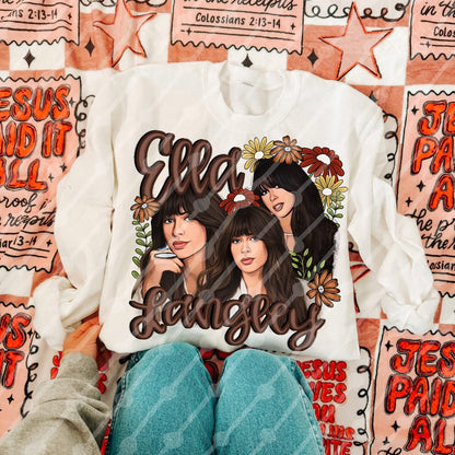 Ella Floral Shirt/Long Sleeve/Crewneck/Hoodie