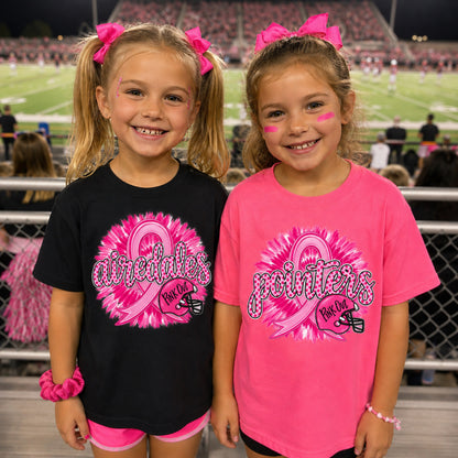 Team Customizable Tie Dye Pink Out Tee/Crewneck Sweatshirt
