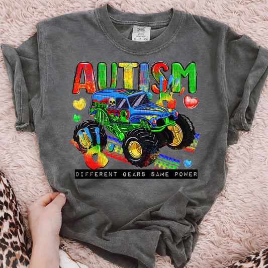 Monster Truck Autism Onesie/Shirt/Long Sleeve/Crewneck/Hoodie