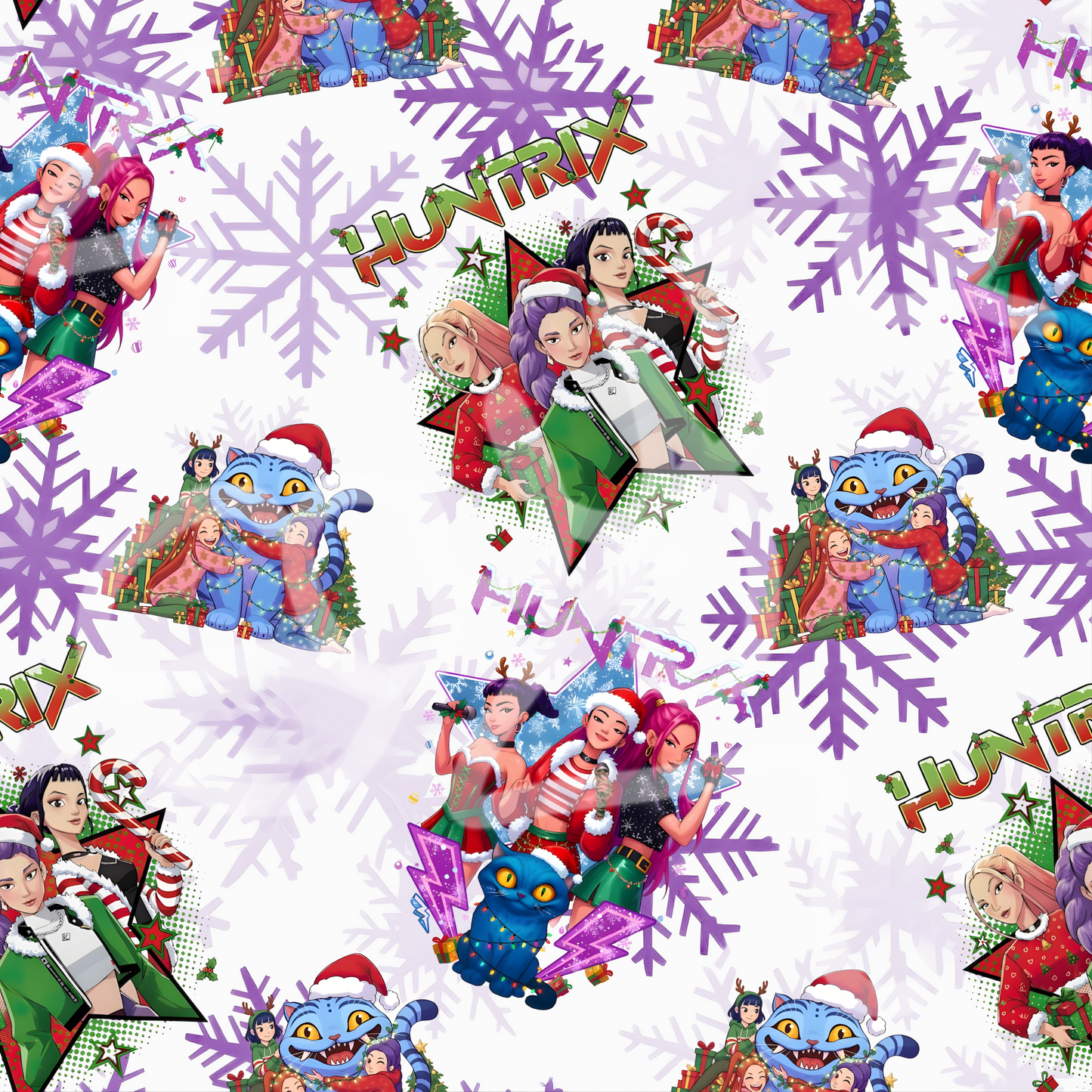 K-Pop Christmas Seamless File