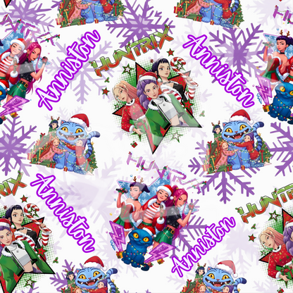 K-Pop Christmas Name Bows