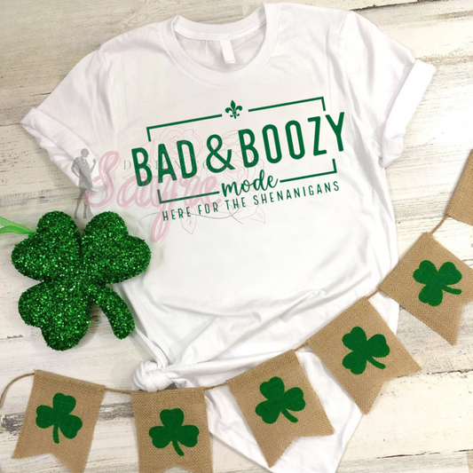 Bad & Boozy Adult T-Shirt/Crewneck