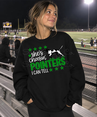 Customizable She’s Choosin’ Team Shirt/Long Sleeve/Crewneck/Hoodie