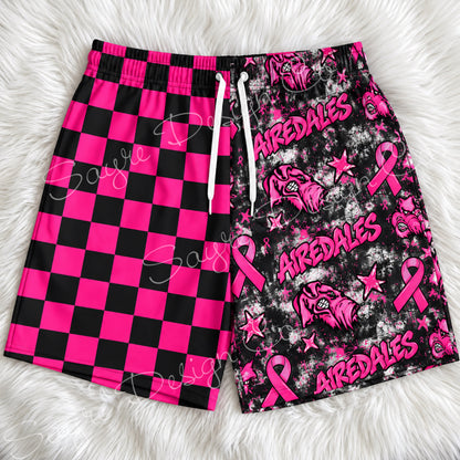Custom Pink Out Team Shorts ADULT MEN- CLOSES 9/9!