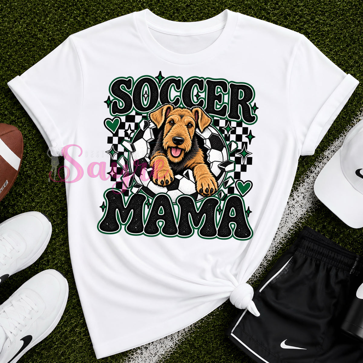 Customizable Team Soccer Mama Shirt/Long Sleeve/Crewneck