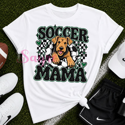 Customizable Team Soccer Mama Shirt/Long Sleeve/Crewneck