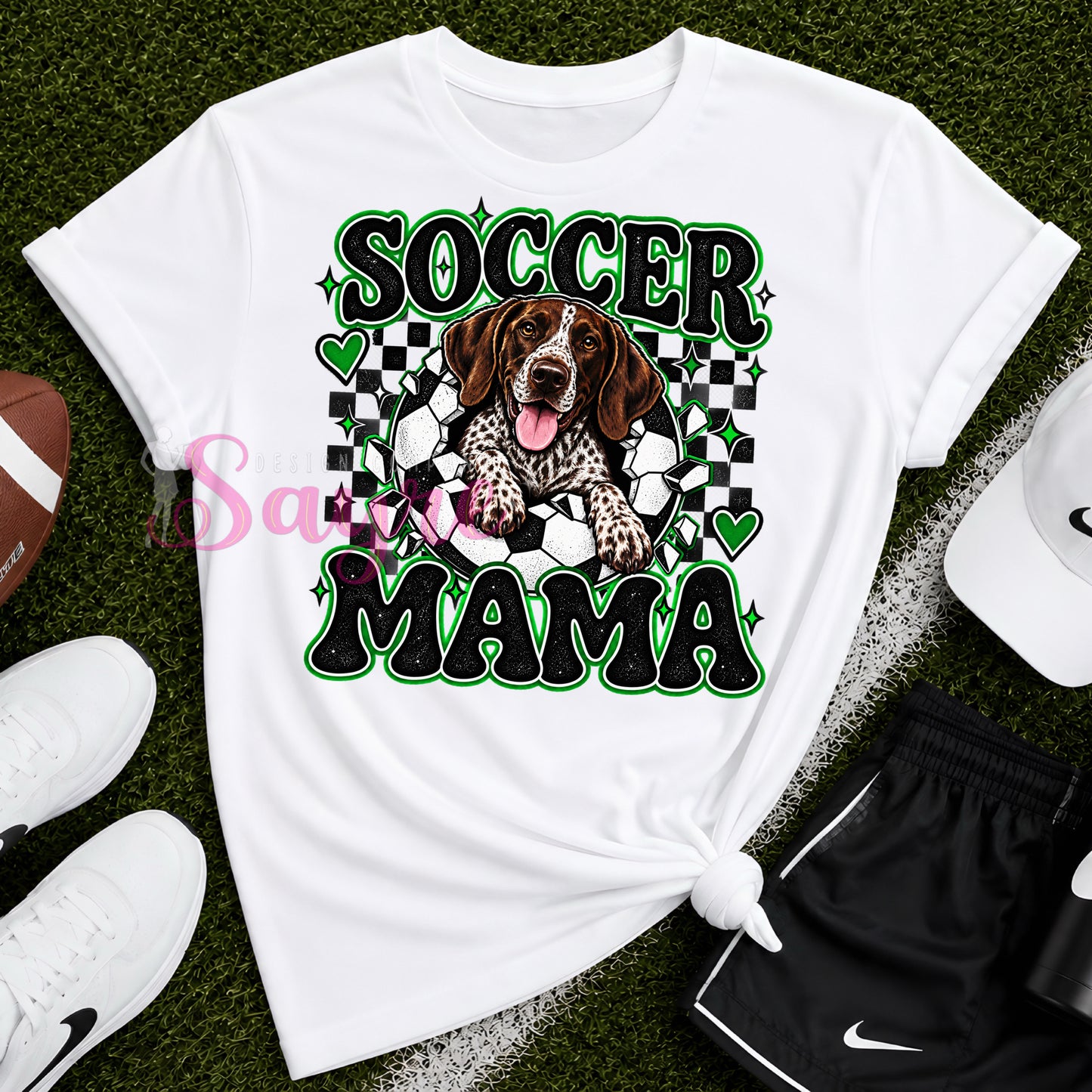Customizable Team Soccer Mama Shirt/Long Sleeve/Crewneck