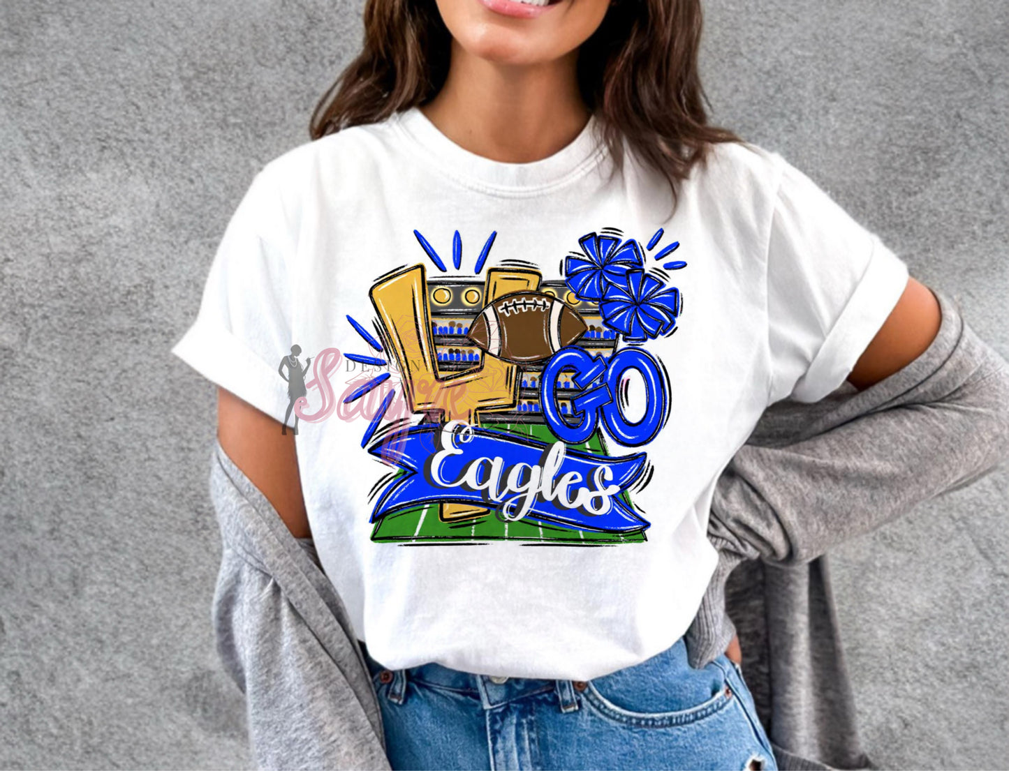 Eagles Football Stadium Shirt/Long Sleeve/Crewneck/Hoodie