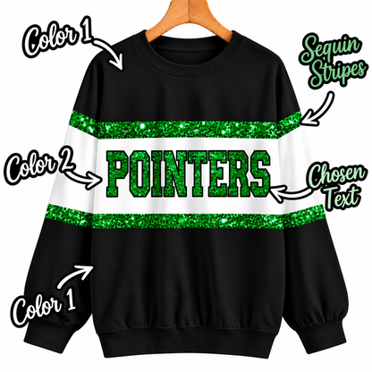 Customizable Sequin Team Sweatshirt- Round 1 closes 9/27!