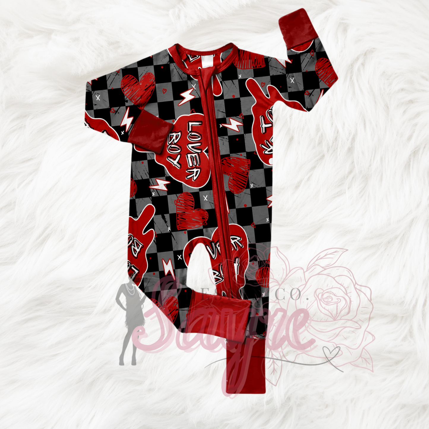 Splatter Paint Lover Boy 0/3M-Adult 4XL